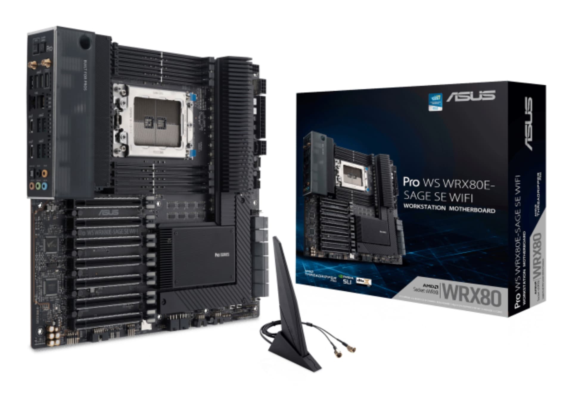 Placa de baza Pro WS WRX80E-Sage SE WIFI, AMD WRX80, socket sWRX8, eATX "90MB1590-M0EAY0"