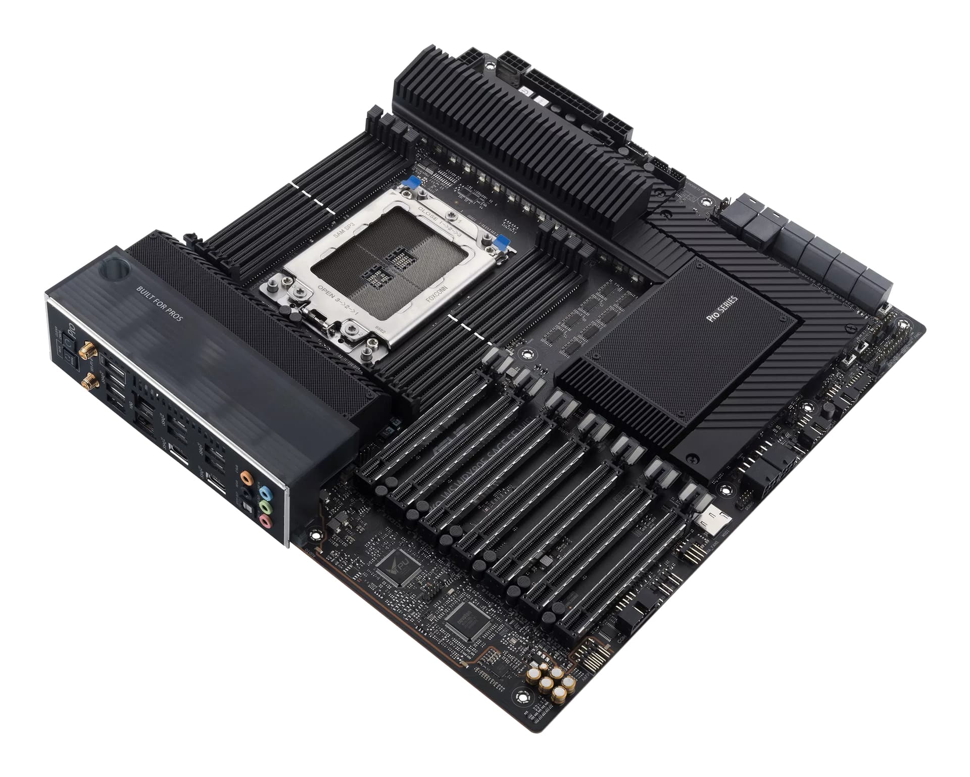 Placa de baza Pro WS WRX80E-Sage SE WIFI, AMD WRX80, socket sWRX8, eATX "90MB1590-M0EAY0" — miniatură
