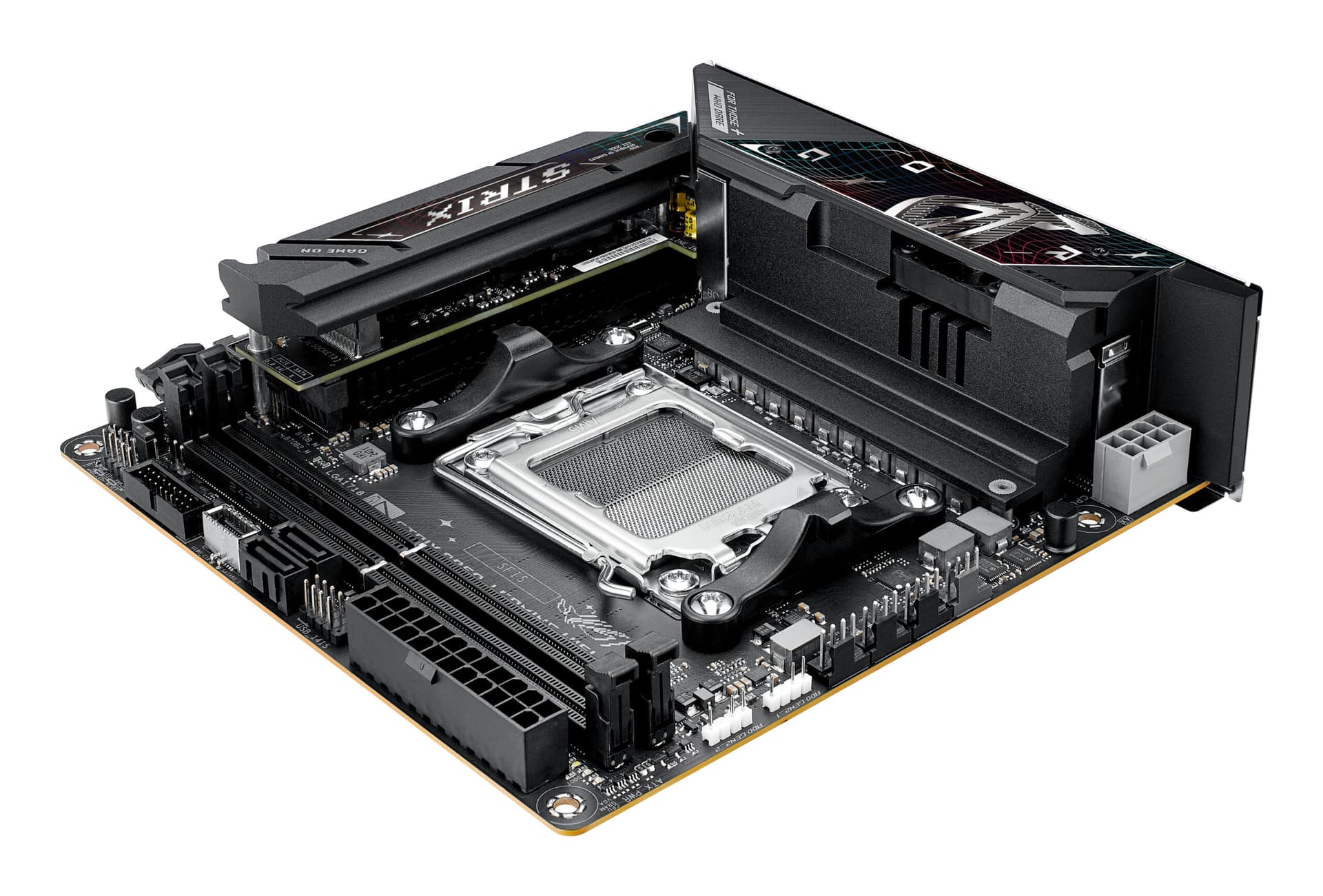 Placa de baza ASUS ROG STRIX B850-I GAMING WIFI AMD B850 Socket AM5 mini ITX "90MB1K30-M0EAY0" — miniatură