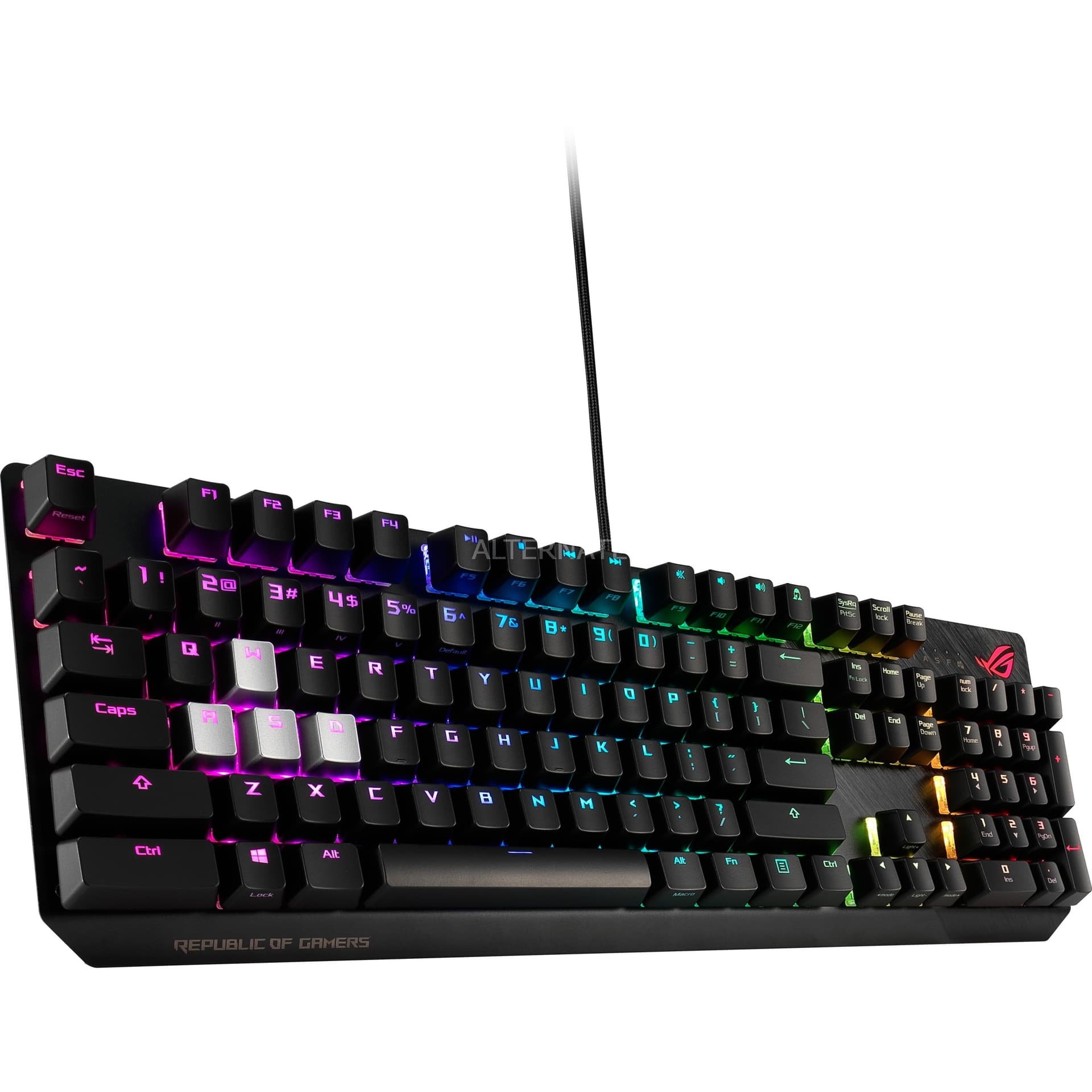 ROG Strix Scope Cherry MX Red RGB Mecanica "90MP0180-B0UA00"