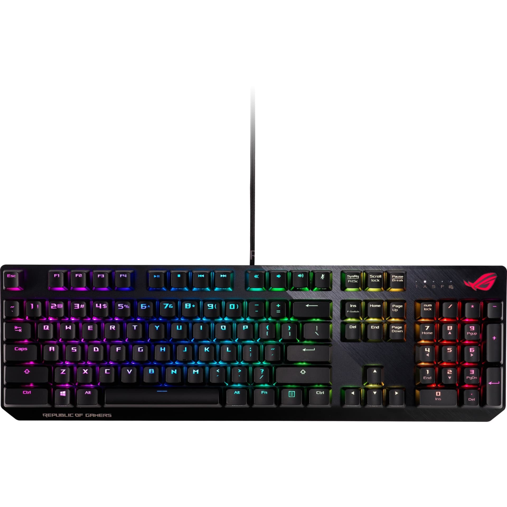 ROG Strix Scope Cherry MX Red RGB Mecanica "90MP0180-B0UA00" — miniatură