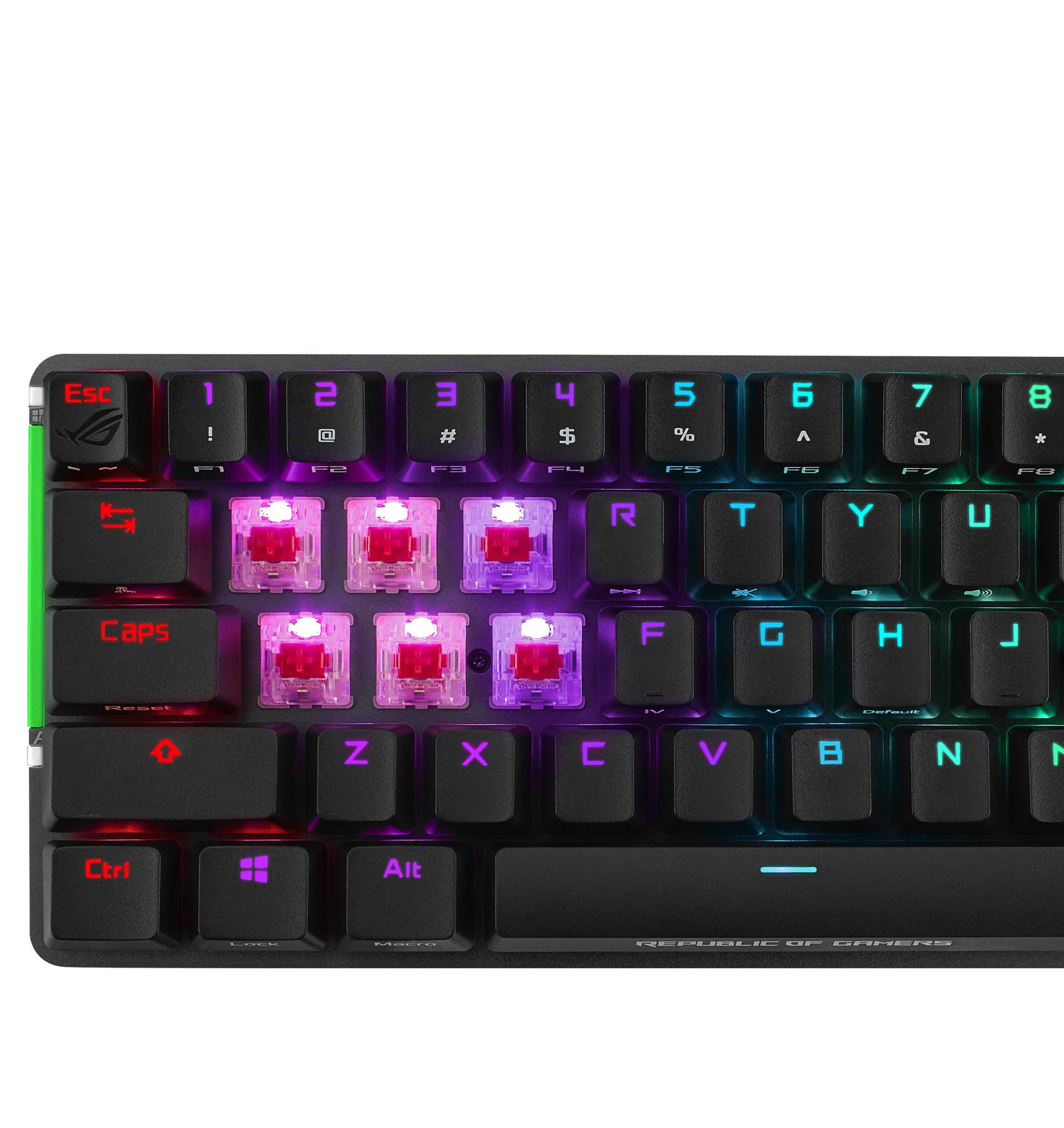 ROG Falchion Cherry MX Red Mecanica "90MP01Y0-BKUA00" — miniatură