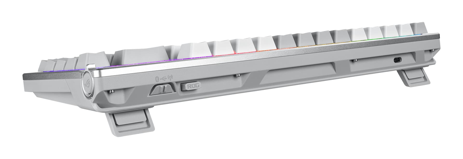Tastatura Mecanica Gaming ASUS ROG Azoth, RGB, USB, Alb — miniatură