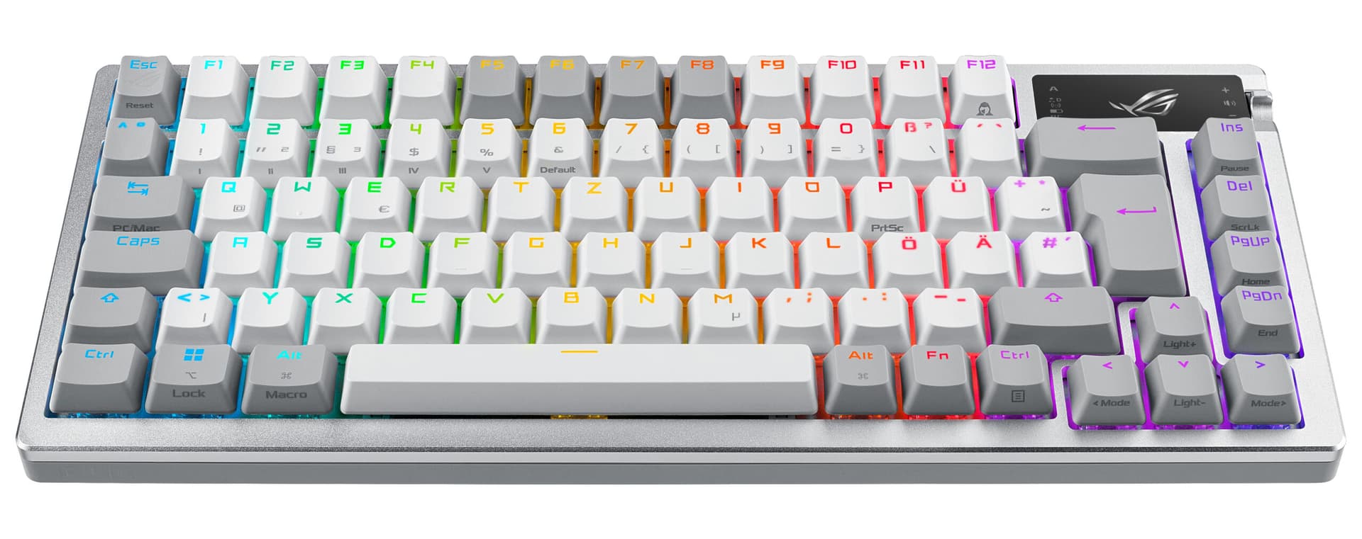 Tastatura Mecanica Gaming ASUS ROG Azoth, RGB, USB, Alb — miniatură