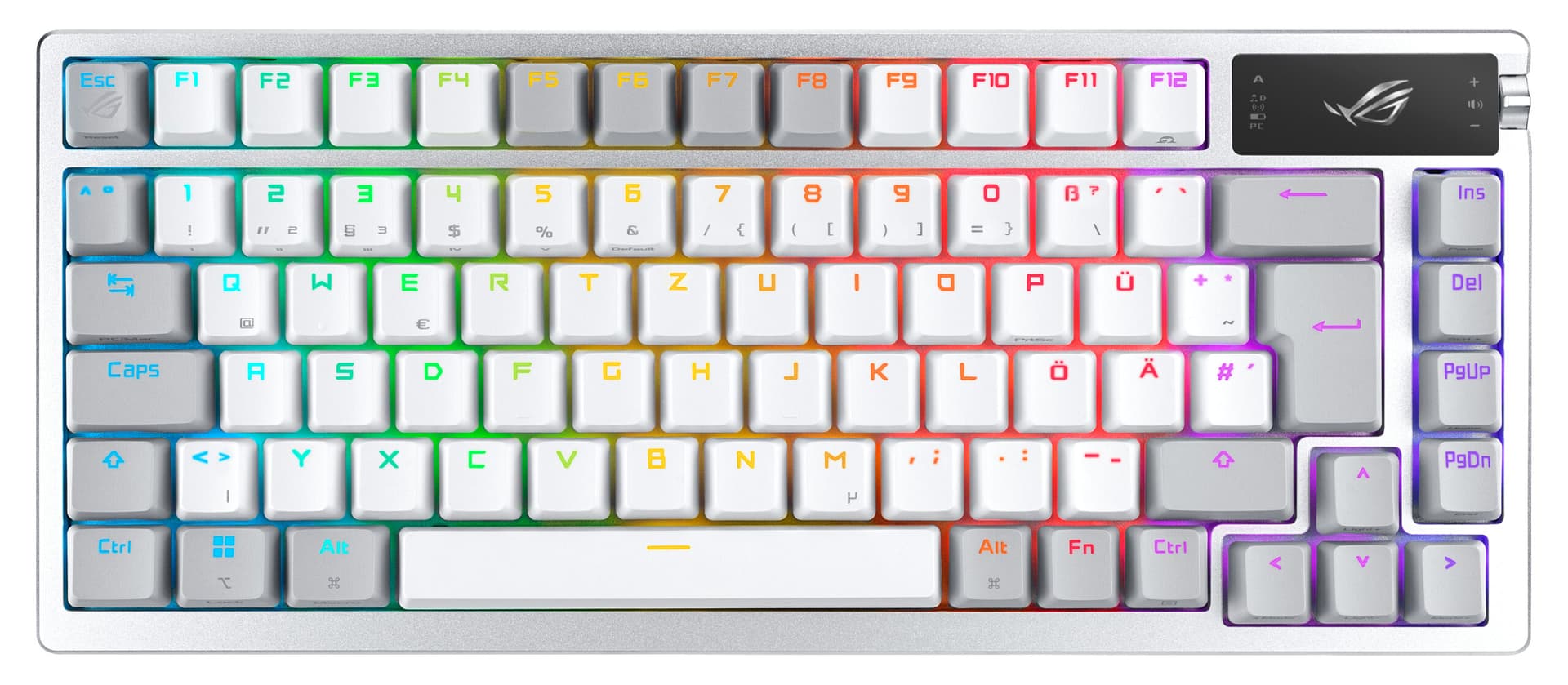 ROG Azoth RGB NX Snow Switch Mecanica "90MP031A-BKUA11"