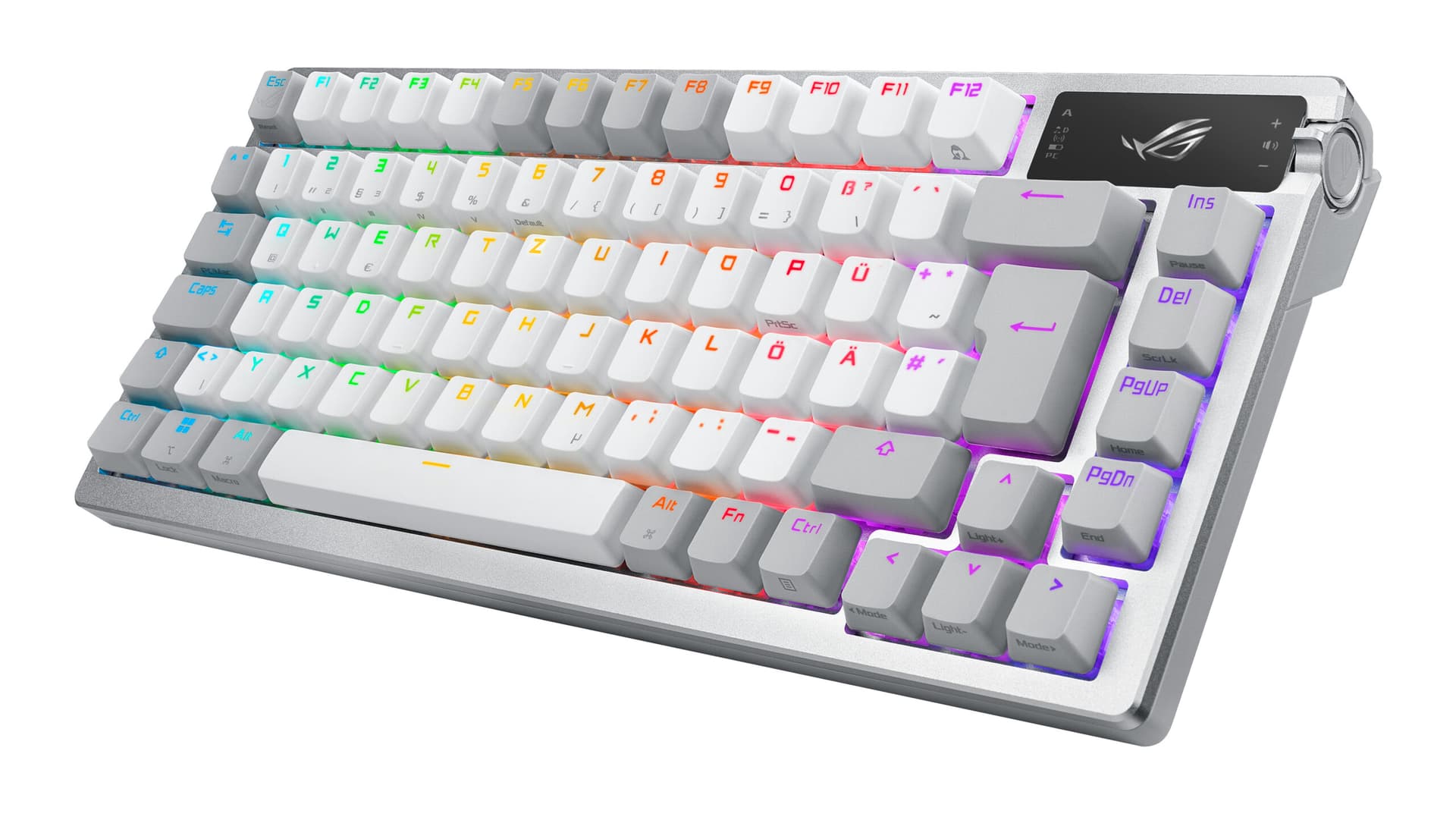 Tastatura Mecanica Gaming ASUS ROG Azoth, RGB, USB, Alb — miniatură