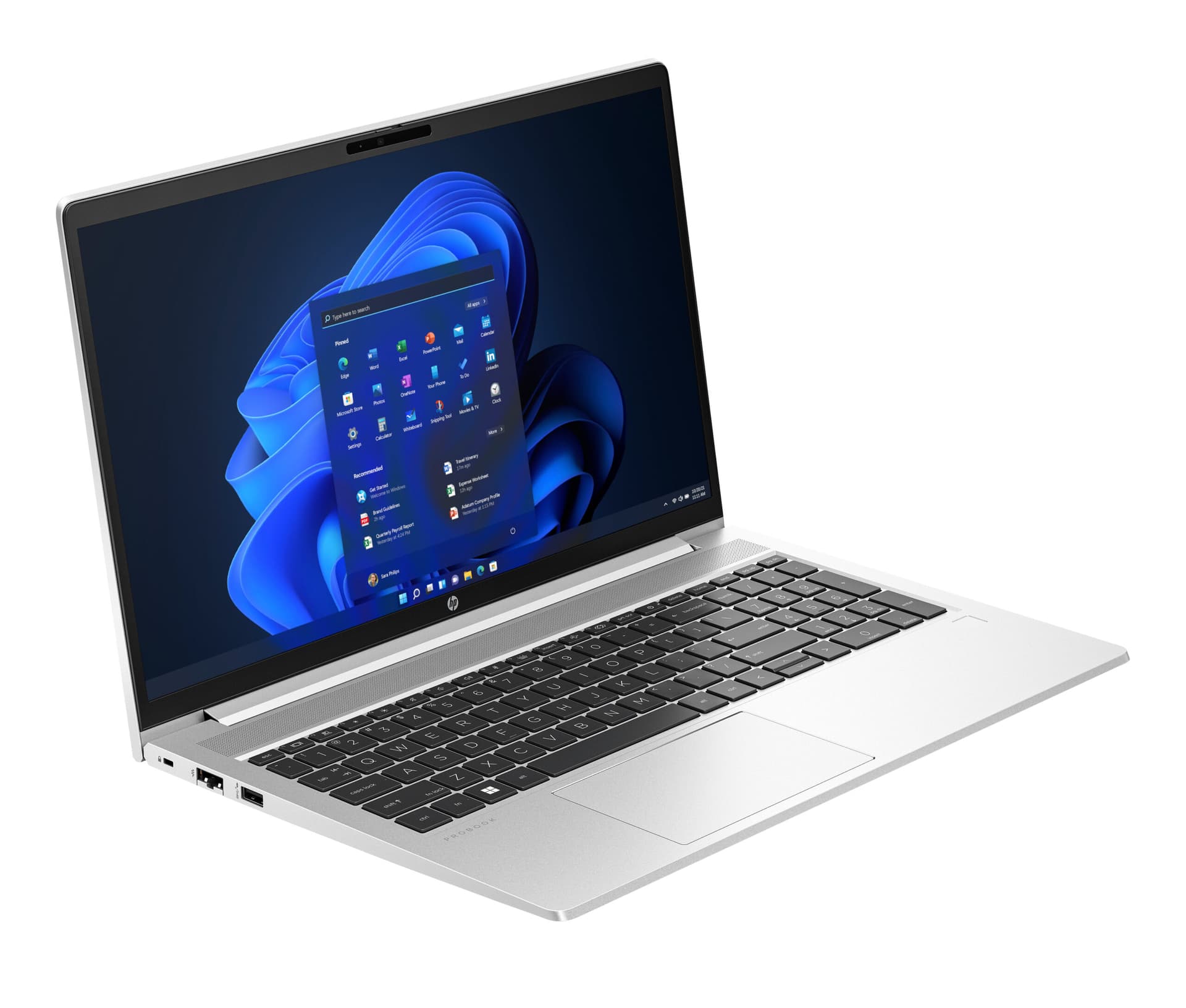15.6 ProBook 450 G10, FHD IPS, Procesor Intelxxxx CoreTM i7-1355U (12M Cache, up to 5.00 GHz), 16GB DDR4, 512GB SSD, Intel Integrated Graphics, Win 11 Pro, Silver "9G212ET" ( — miniatură