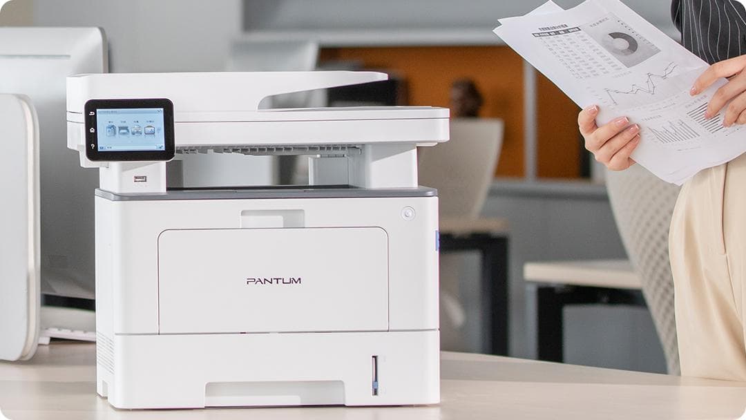 Multifunctional Laser Mono Pantum BM5110ADW, A4, Functii: Impr.|Scan.|Cop., Viteza de Printare Monocrom: 60ppm, Viteza de printare color: , Conectivitate:USB|WIFI|RET, Duplex:Da, ADF:Nu(incl.TV 11lei) "BM5110ADW" — miniatură