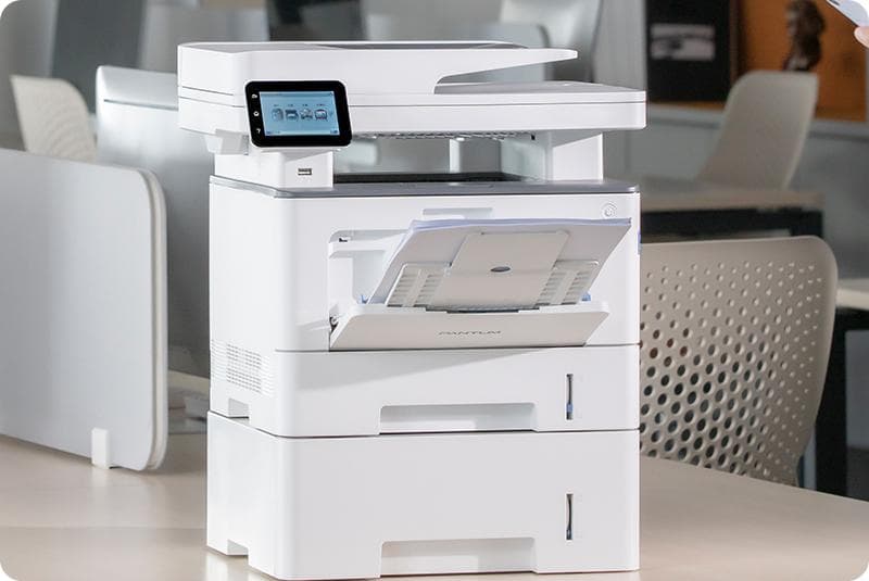 Multifunctional Laser Mono Pantum BM5110ADW, A4, Functii: Impr.|Scan.|Cop., Viteza de Printare Monocrom: 60ppm, Viteza de printare color:, Conectivitate:USB|WIFI|RET, Duplex:Da, ADF:Nu(incl.TV 11lei) "BM5110ADW"
