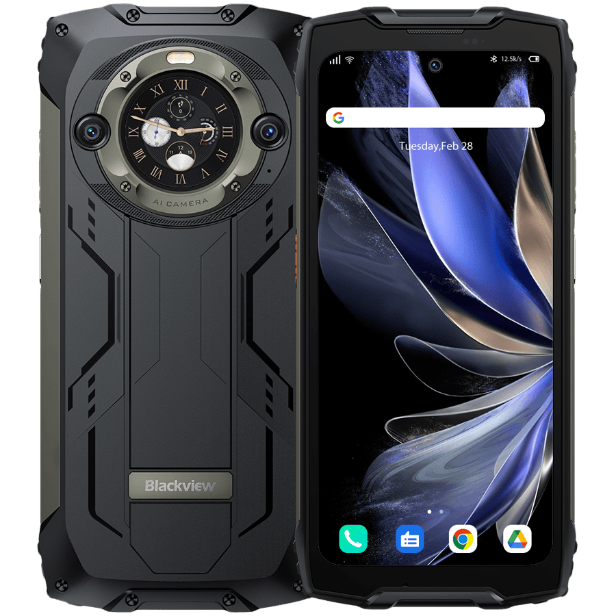 Blackview BV9300Pro 6.7" FHD+ 120Hz GORILLA GLASS 5, 12GB+256GB, Helio G99, 15080mAh+33W, 100LM Flashlight CAM 64MP+32MP IP68/IP69K Waterproof Android 13, BK "BV9300PRO12_BL"