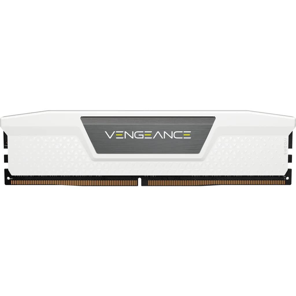 CR VENGEANCE 32GB (2x16GB) DDR5 KIT WHIT "CMK32GX5M2B5600C40W" — miniatură