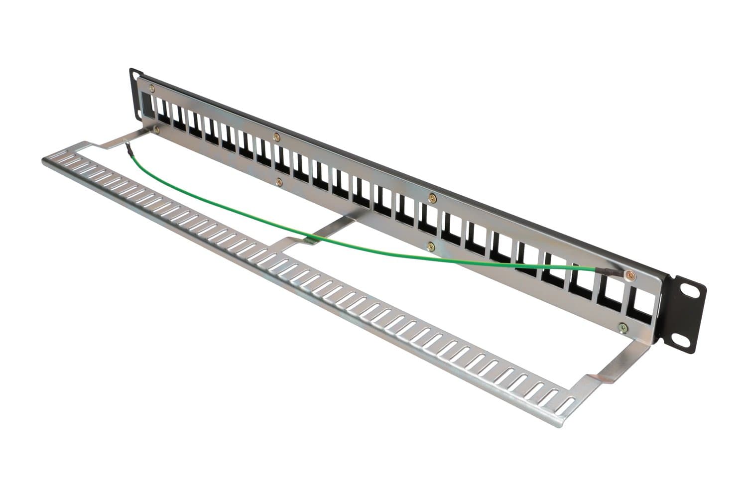 EXTRALINK 24port STP 19inch Modular Patch Panel "EX.17245" — miniatură