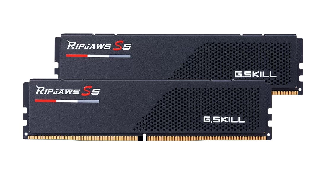 Memorie G.Skill DIMM 96 GB DDR5-5600 (2x 48 GB) dual kit, RAM Negru, Ripjaws S5, XMP "F5-5600J4040D48GX2-RS5K"