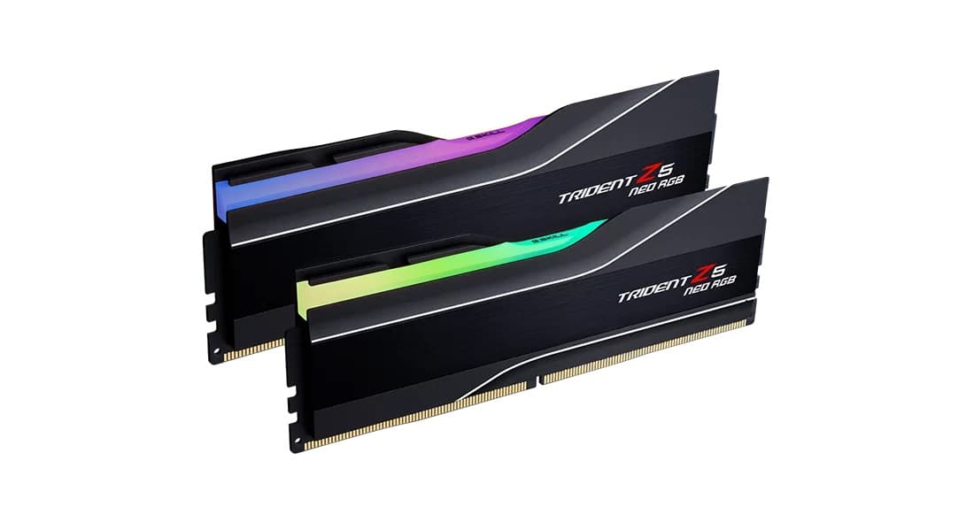 Memorie Trident Z5 Neo RGB Black AMD EXPO 64GB, DDR5-6000Mhz, CL32, Dual Channel "F5-6000J3238G32GX2-TZ5NR"