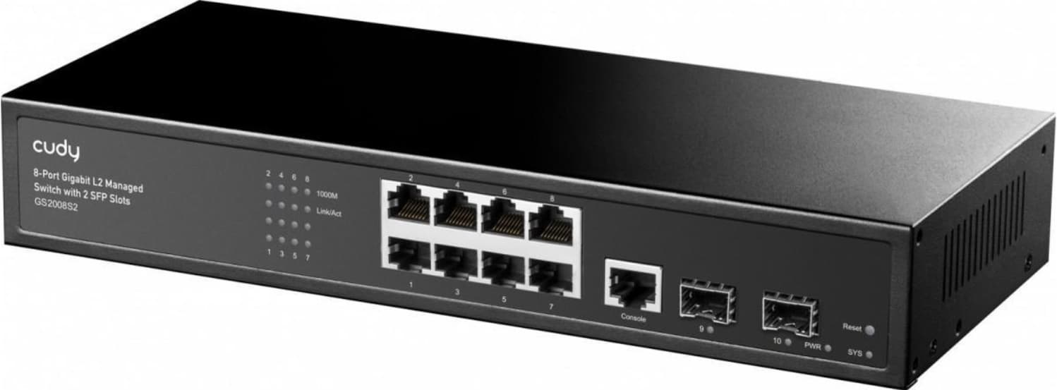 CUDY 8-Port Layer 2 Managed Gigabit Swit "GS2008S2"