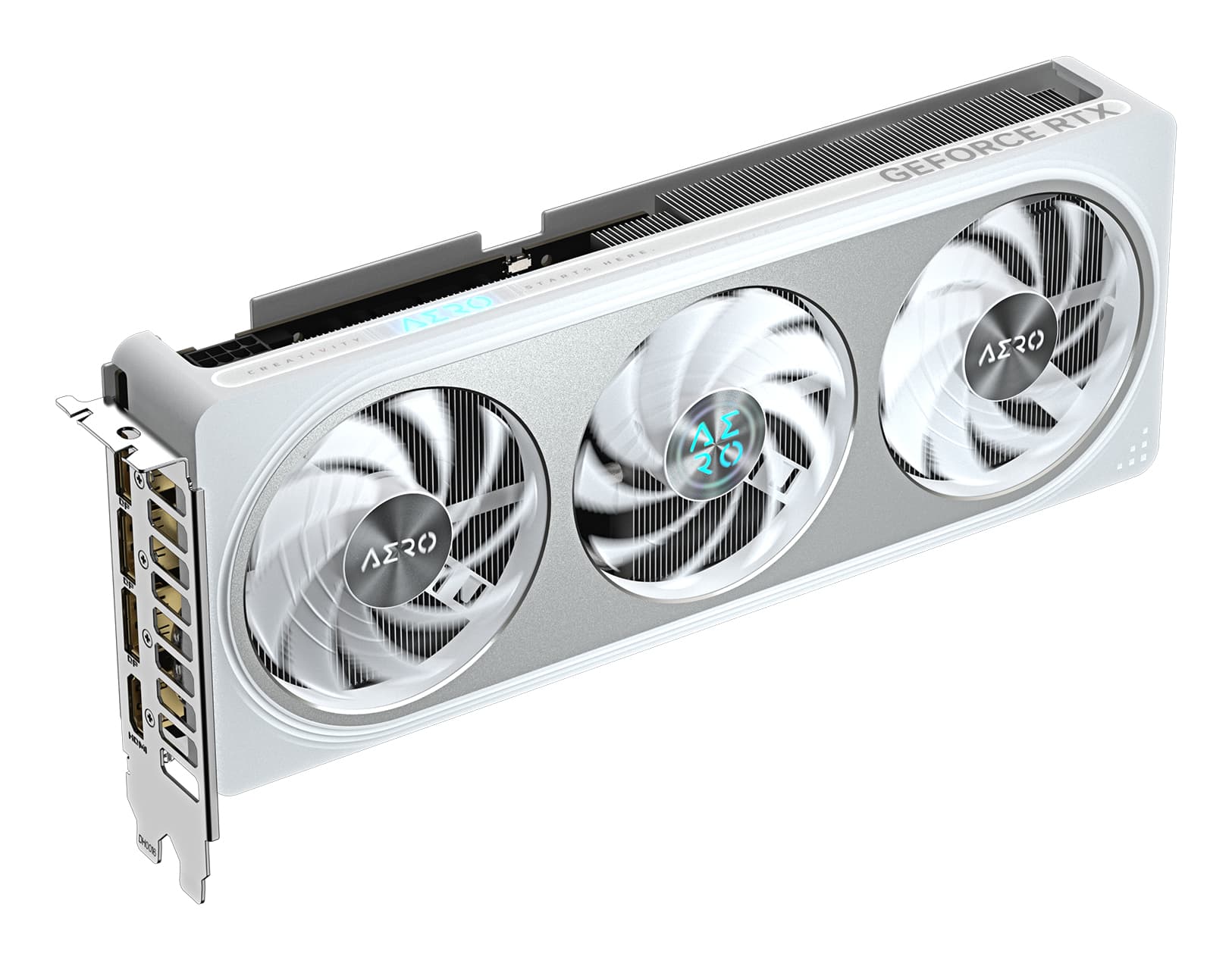 VGA GIGABYTE RTX 5060 AERO OC 8GB "GV-N5060AERO OC-8GD" — miniatură