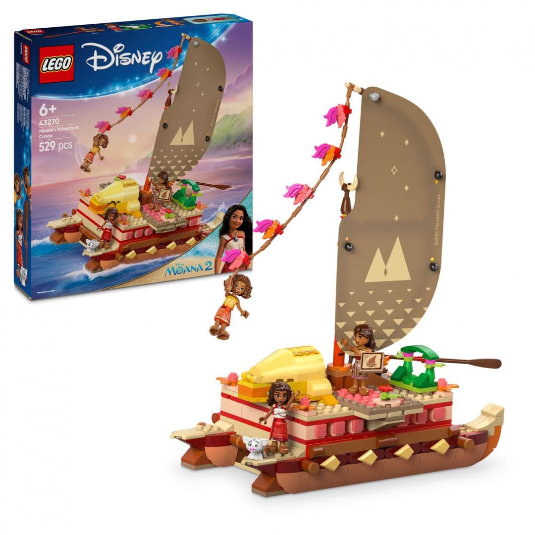 CANOEA DE AVENTURA A MOANEI, LEGO 43270 "LEGO43270"