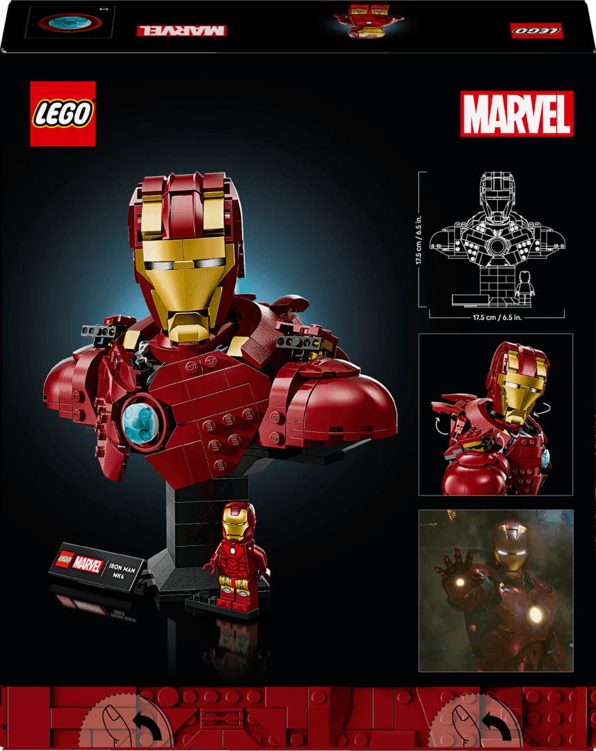 BUST IRON MAN LEGO76327 — miniatură