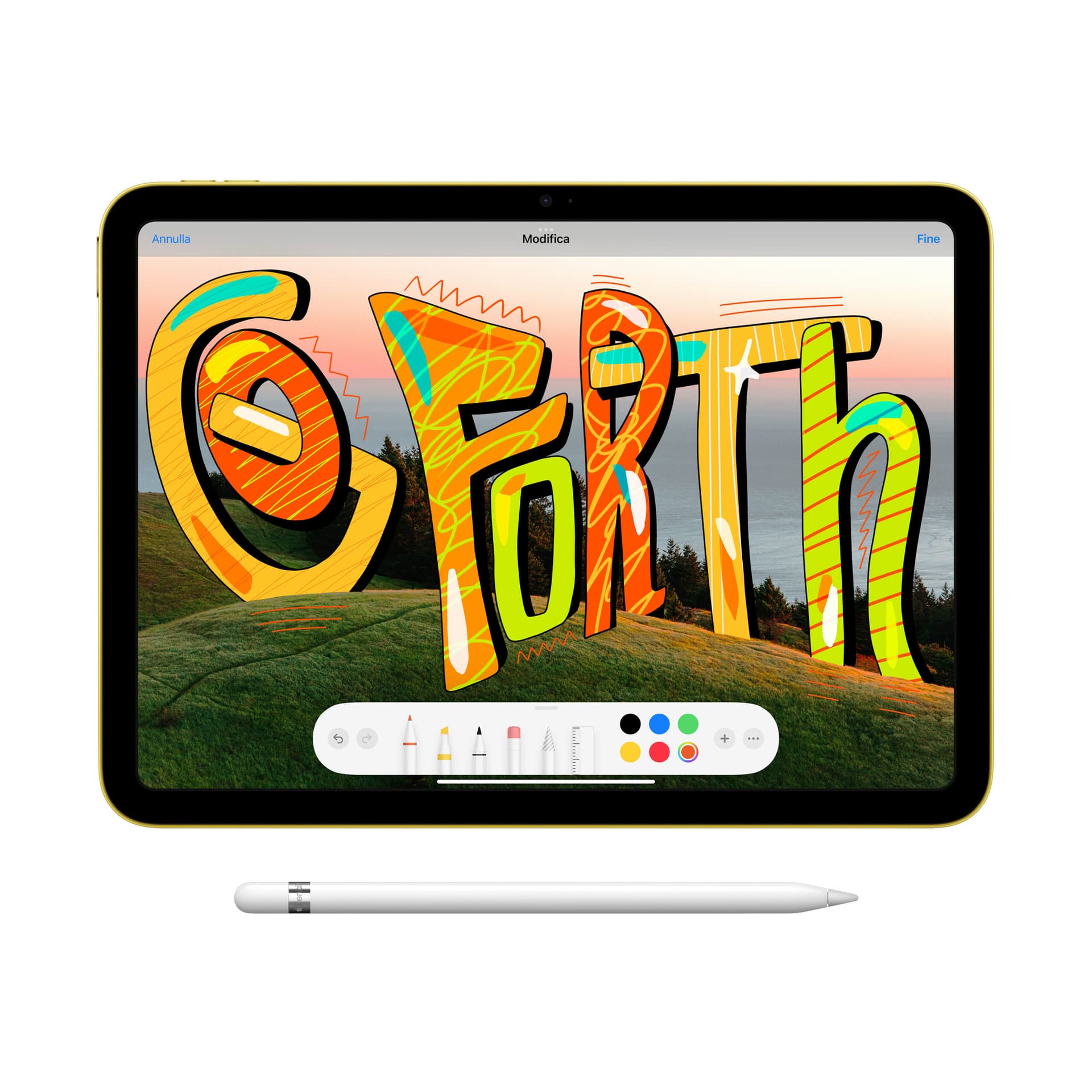 Tableta iPad 10,9 (10. Gen) 64GB Wi-Fi Yellow "MPQ23" — miniatură