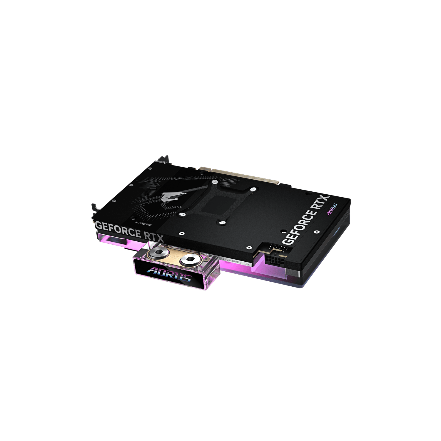 GIGABYTE AORUS GeForce RTX 5080 XTREME WATERFORCE Water Block 16GB, 256 bit, Negru "N5080AORUSX WB-16GD" — miniatură