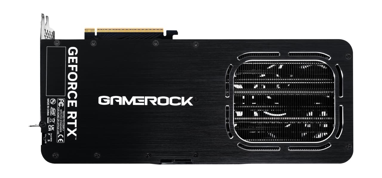 GeForce RTX 5070 Ti GameRock 16GB GDDR7 256-bit DLSS 4.0 "NE7507T019T2-GB2030G" — miniatură