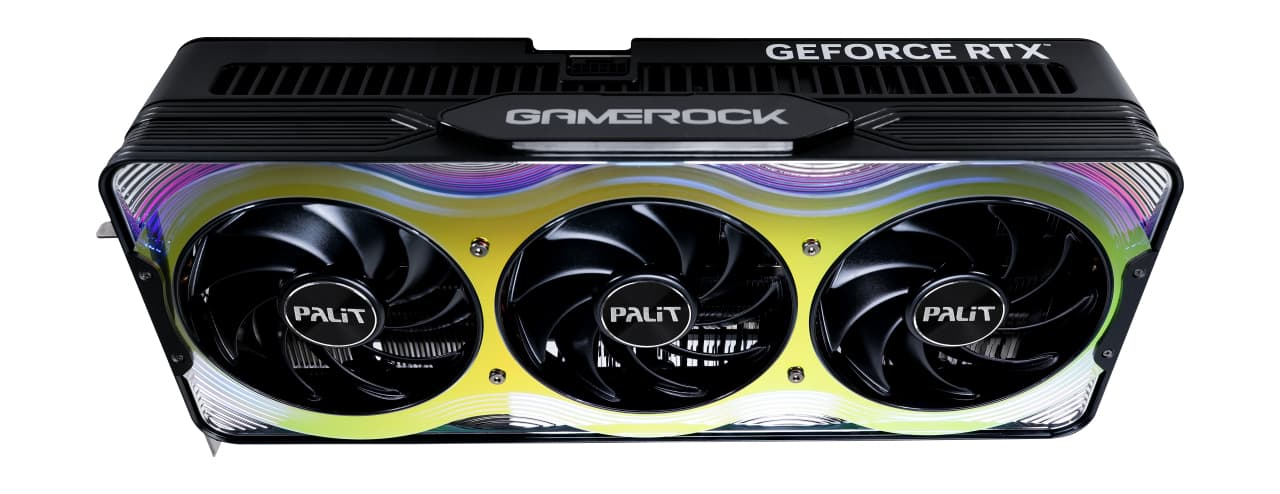 GeForce RTX 5070 Ti GameRock 16GB GDDR7 256-bit DLSS 4.0 "NE7507T019T2-GB2030G" — miniatură