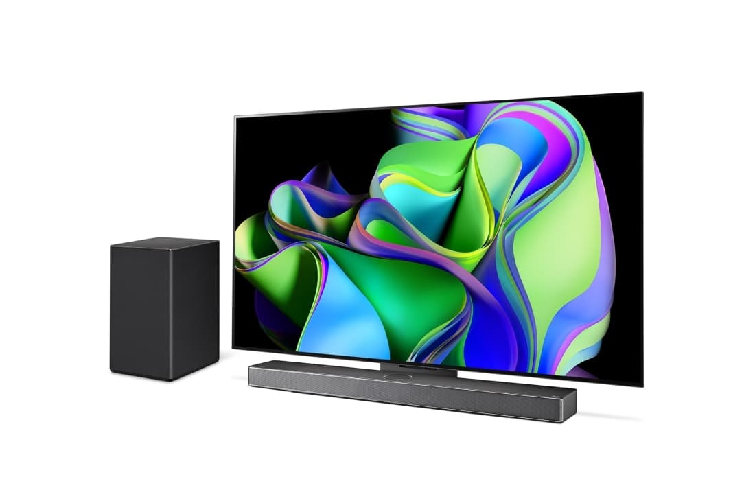 Smart TV OLED55C31LA Seria C3 evo 139cm gri-negru 4K UHD HDR "OLED55C31LA"