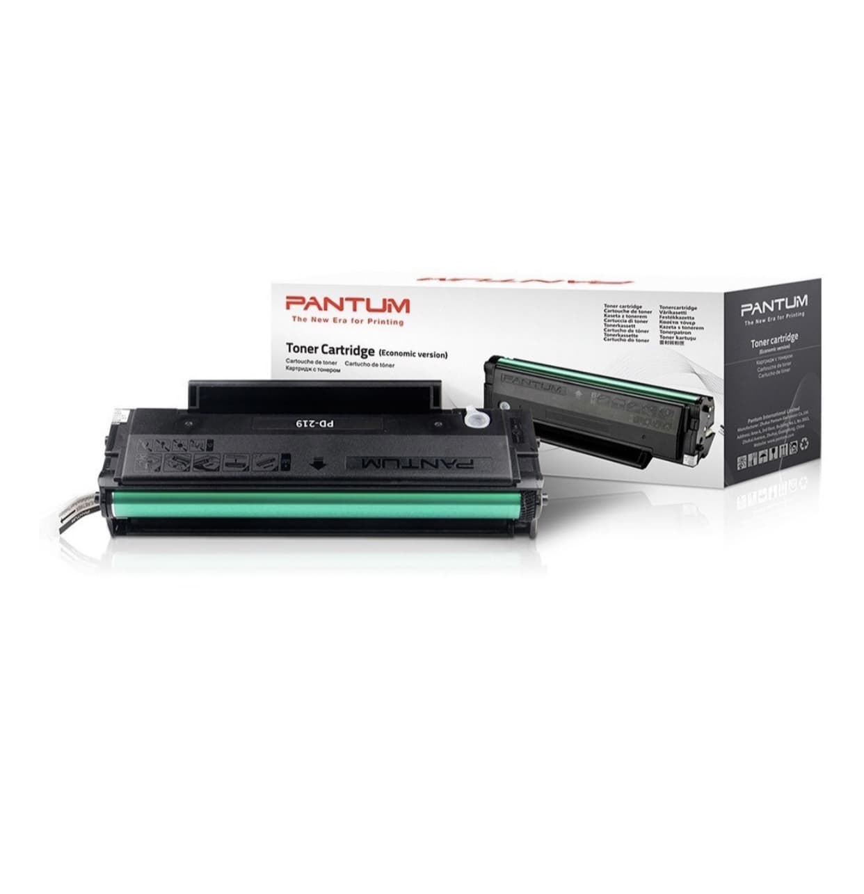 Toner Original Pantum Contract Black, PD-219EV, pentru P2509|P2509W|M6509|M6509NW|M6559N|M6559NW|M6609N|M6609NW|M6559, 1.6K, incl.TV 1.2 RON, "PD-219EV"
