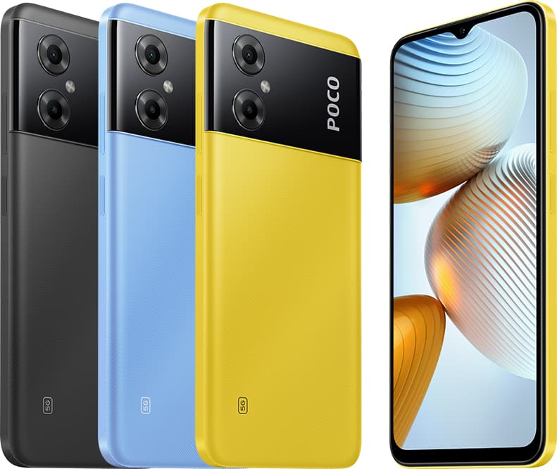 Poco M4 5G 4GB RAM 64GB,Power Black "PHT17603" — miniatură