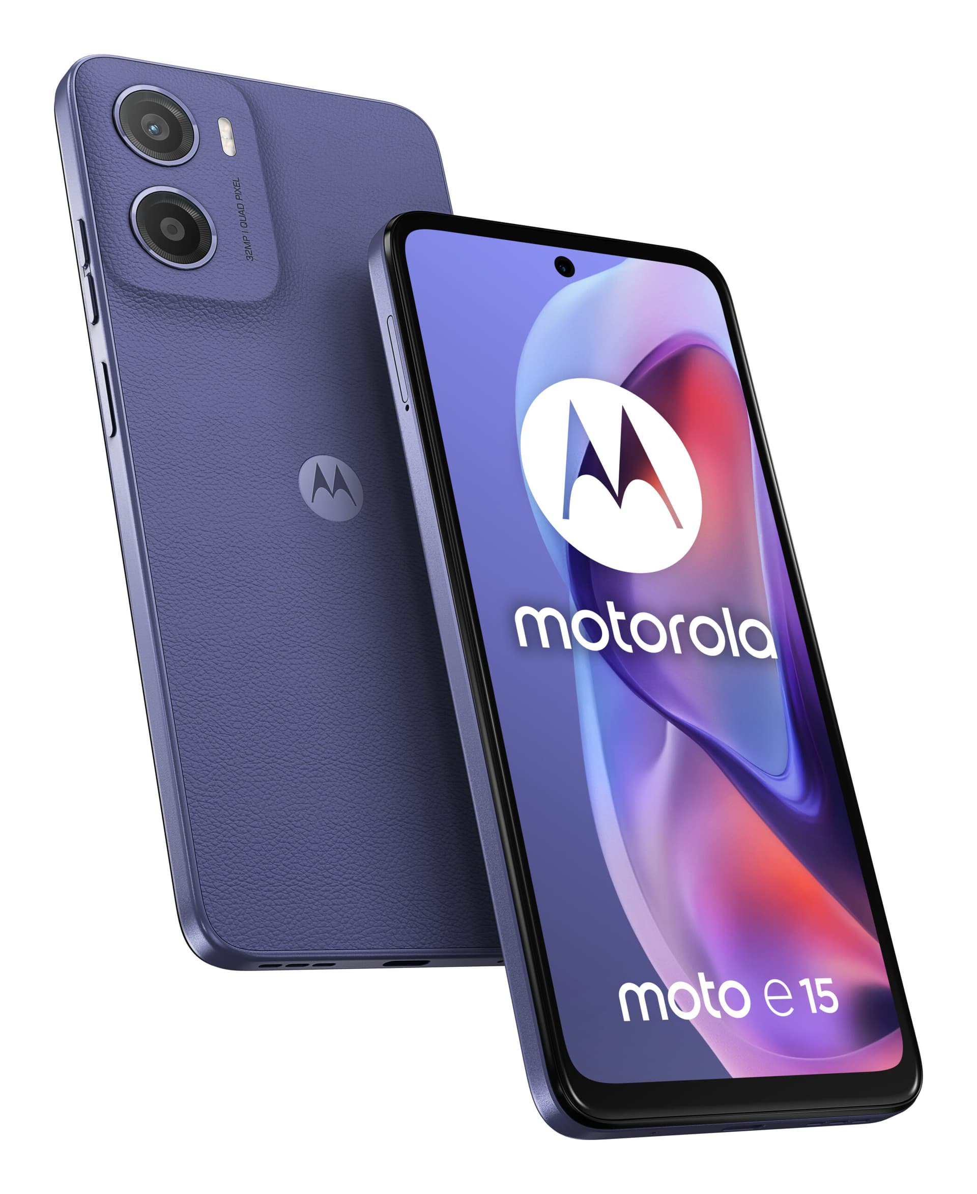 Moto E15 4G 2GB RAM 64GB,Lavender "PHT18199"
