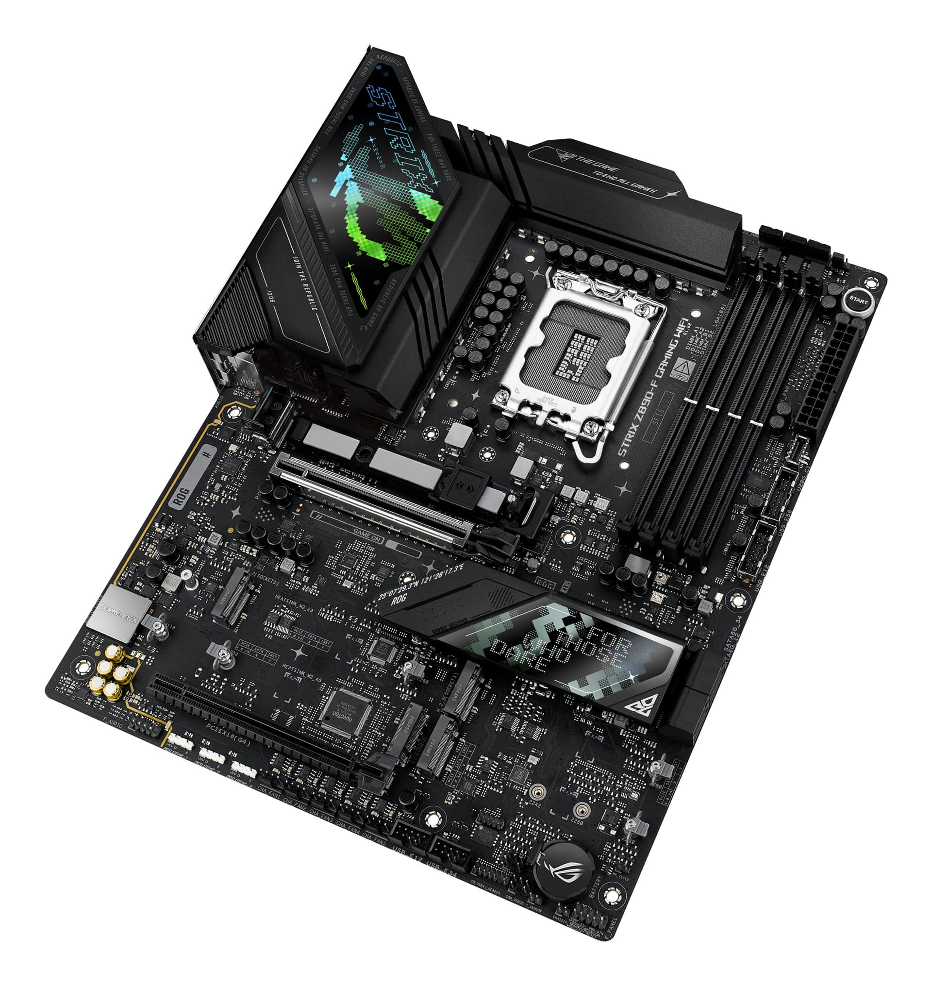 Placa de baza Asus ROG STRIX Z890-F GAMING WIFI DDR5 "ROGSTRIXZ890F-GMWIFI" — miniatură