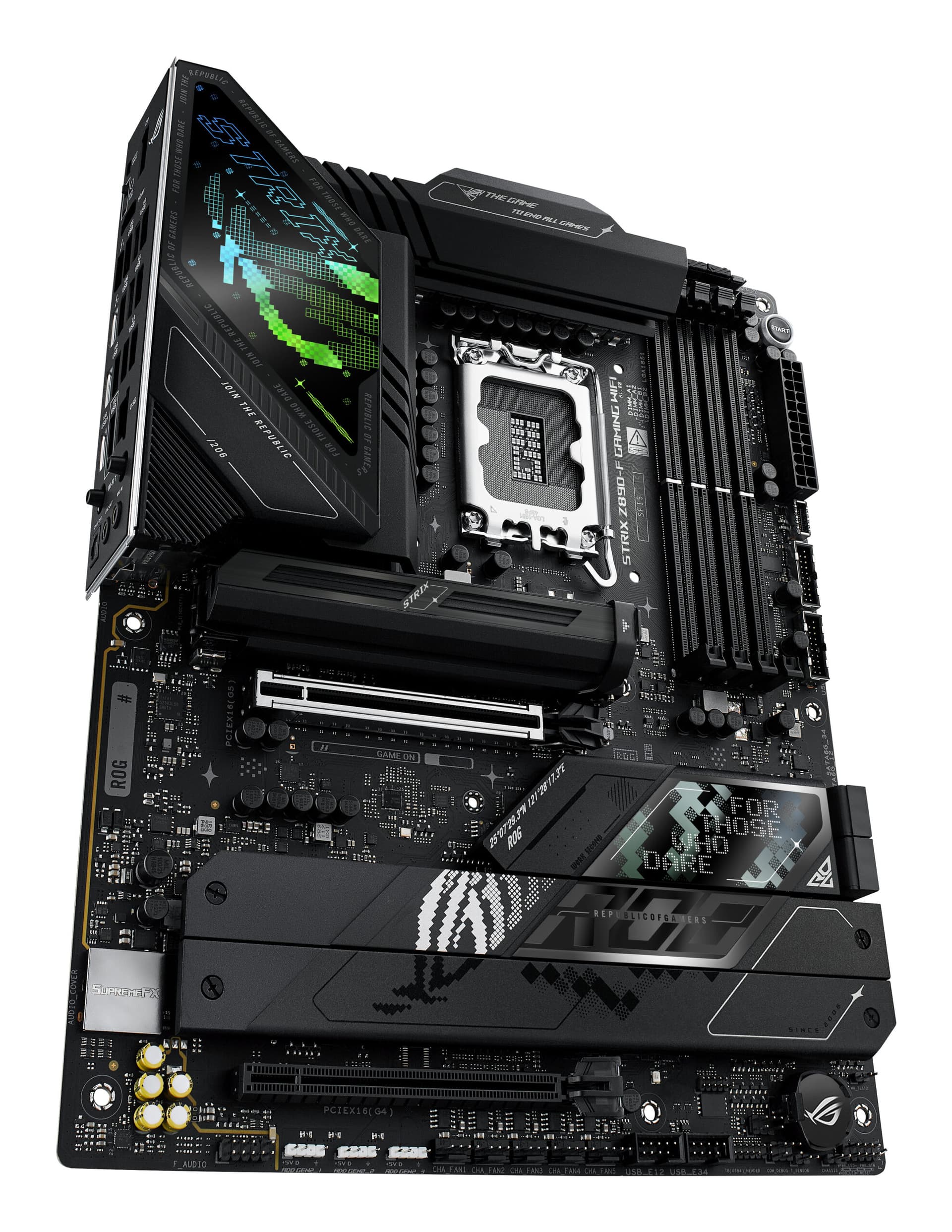 Placa de baza Asus ROG STRIX Z890-F GAMING WIFI DDR5 "ROGSTRIXZ890F-GMWIFI" — miniatură