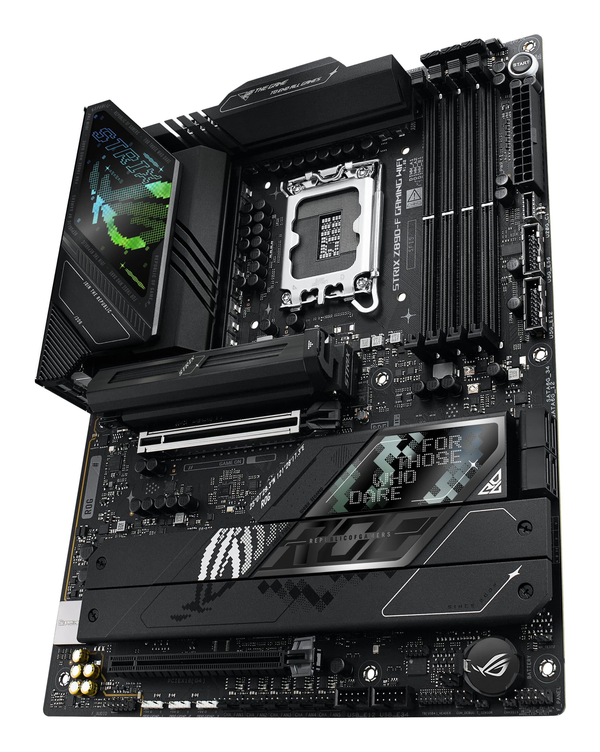 Placa de baza Asus ROG STRIX Z890-F GAMING WIFI DDR5 "ROGSTRIXZ890F-GMWIFI" — miniatură