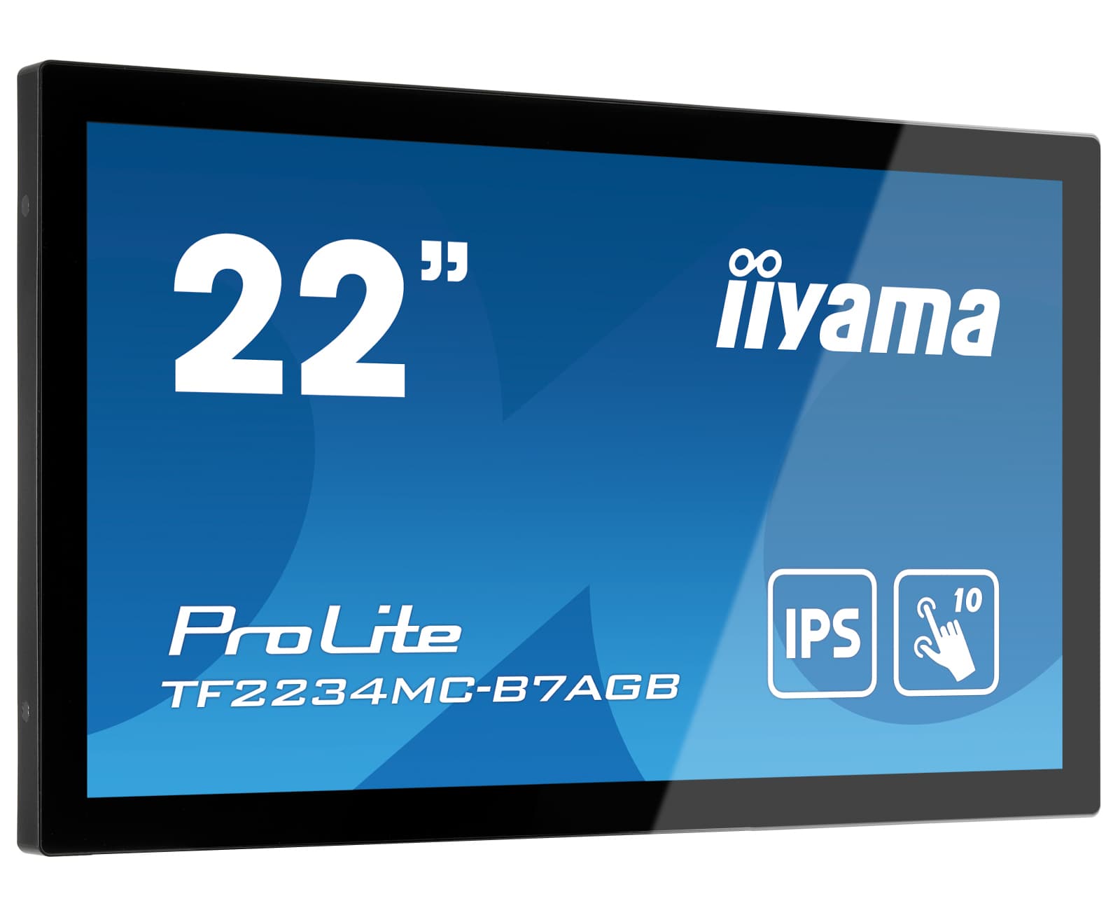 21,5" PCAP Anti-Glare Bezel Free 10P Touch, 1920x1080, IPS panel, VGA, DisplayPort, HDMI, 300cd/m2 (with touch), USB Touch Interface, "TF2234MC-B7AGB"