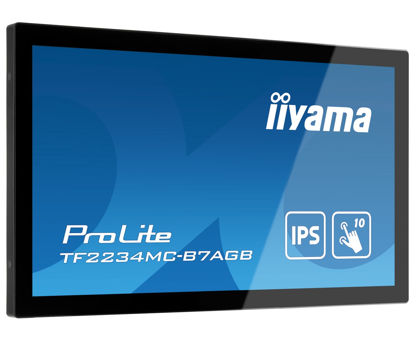 21,5" PCAP Anti-Glare Bezel Free 10P Touch, 1920x1080, IPS panel, VGA, DisplayPort, HDMI, 300cd/m2 (with touch), USB Touch Interface, "TF2234MC-B7AGB" — miniatură