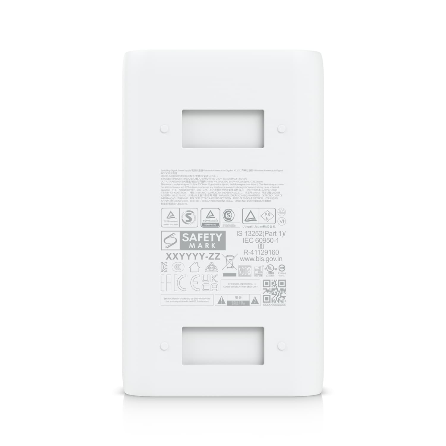 UBIQUITI POE ADAPTER U-PoE++, 60W, 48V, 1.25A "U-POE++-EU" — miniatură
