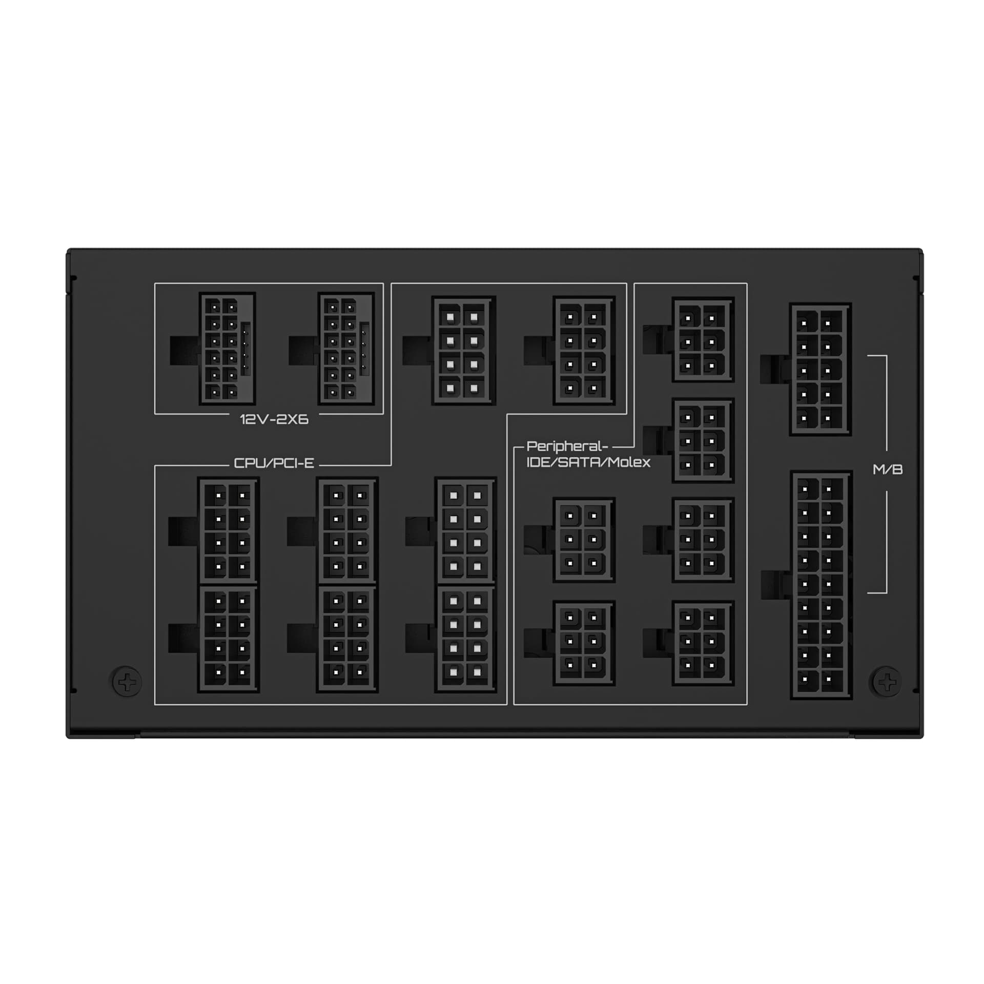 Sursa GIGABYTE UD1600PM PG5 AI TOP, 1600W, 80+ Platinum, Full Modulara, Negru "UD1600PM PG5 AI TOP" — miniatură