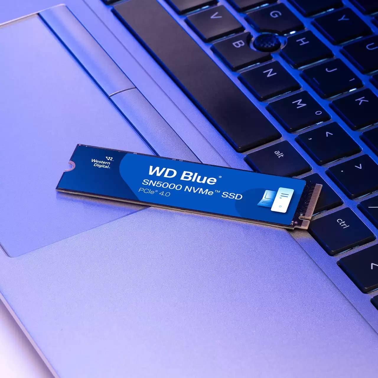 SSD Blue SN5000 500GB PCI Express 4.0 x4 M.2 2280 "WDS500G4B0E" — miniatură