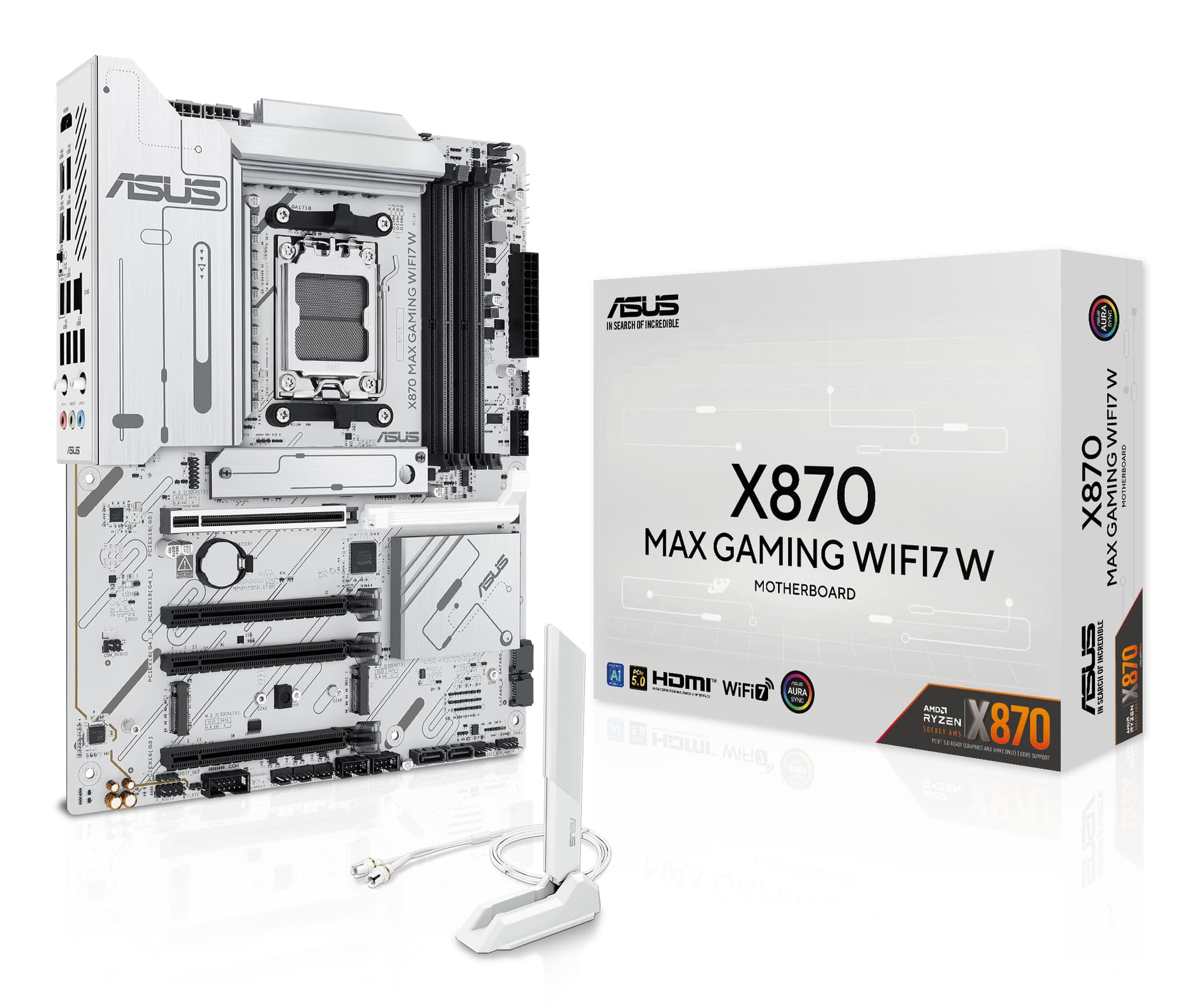 MB AMD X870 SAM5 ATX/X870 MAX GAMING WIFI7 W ASUS "X870 MAX GAMING WIFI7 W"