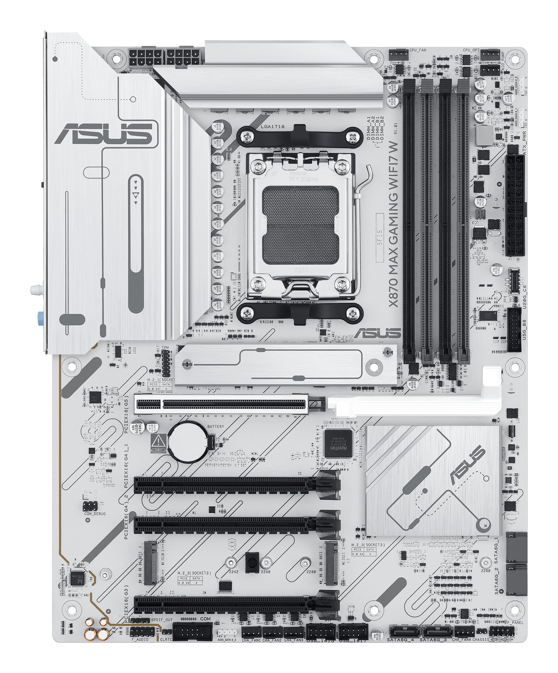 MB AMD X870 SAM5 ATX/X870 MAX GAMING WIFI7 W ASUS "X870 MAX GAMING WIFI7 W" — miniatură