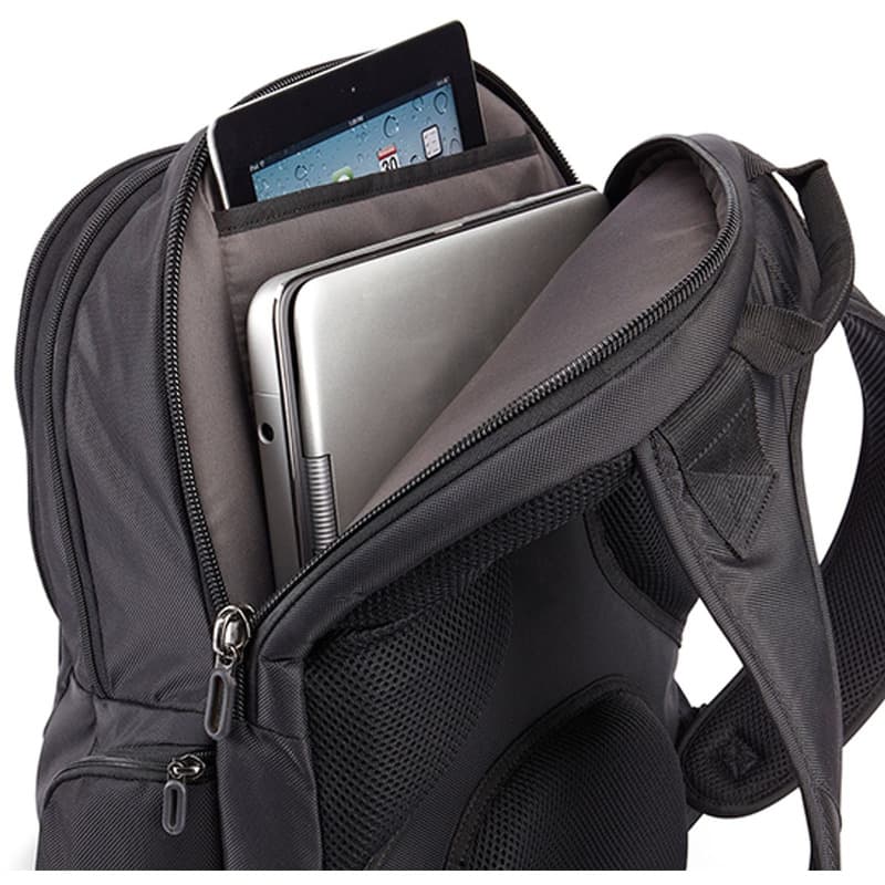 RUCSAC CASE LOGIC, pt. notebook de max. 15.6 inch, 2 compartimente, buzunar frontal x 2 | buzunar lateral x 2, waterproof, nylon, negru, 3205286 "RBP315 BLACK" — miniatură