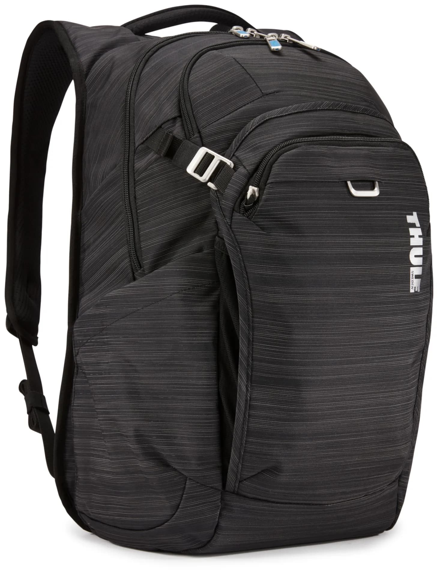 RUCSAC THULE, pt. notebook de max. 15.6 - 17 inch, 24 l, 2 compartimente, buzunar frontal x 2 | buzunar lateral x 2, waterproof, nylon, negru, "CONBP116 BLACK" / 3205352