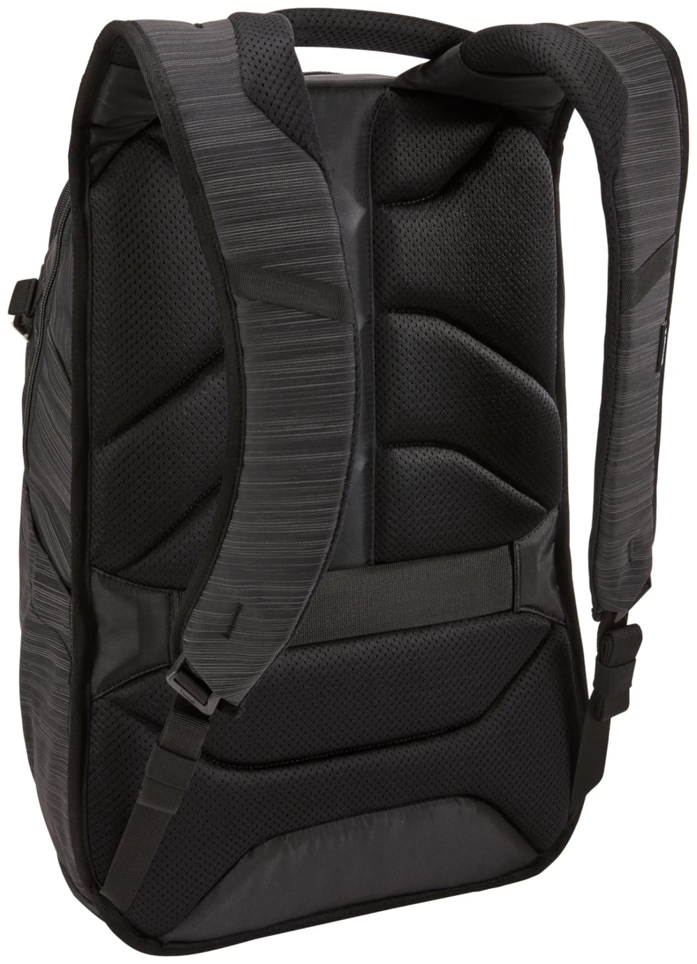 RUCSAC THULE, pt. notebook de max. 15.6 - 17 inch, 24 l, 2 compartimente, buzunar frontal x 2 | buzunar lateral x 2, waterproof, nylon, negru, "CONBP116 BLACK" / 3205352 — miniatură