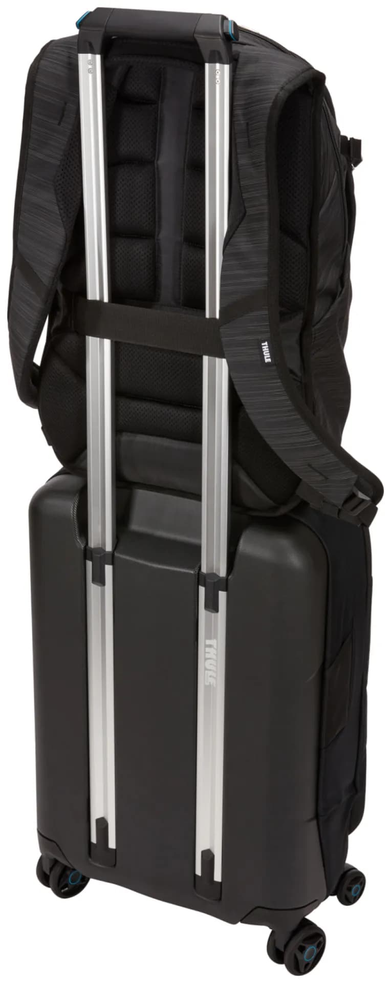 RUCSAC THULE, pt. notebook de max. 15.6 - 17 inch, 24 l, 2 compartimente, buzunar frontal x 2 | buzunar lateral x 2, waterproof, nylon, negru, "CONBP116 BLACK" / 3205352 — miniatură