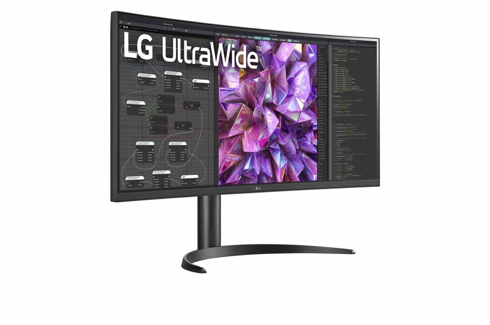 Monitor LED LG Curved Monitor 34WQ75X-B.AEU - 86.72 cm (34") - 3440 x 1440 QHD "34WQ75X-B.AEU" — miniatură