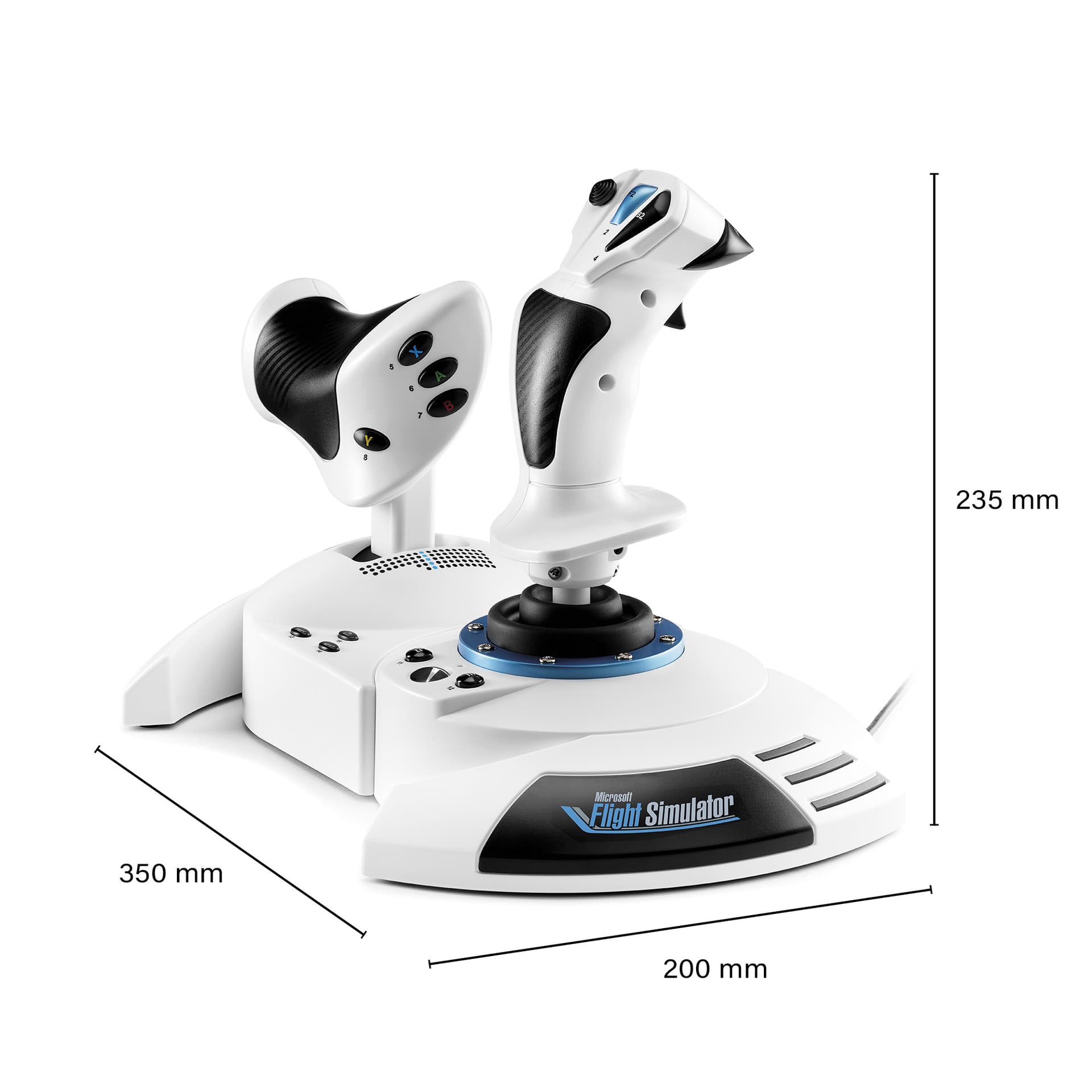 Thrustmaster T.FLIGHT HOTAS ONE MSFS SPECIAL EDITION White "4460295" — miniatură