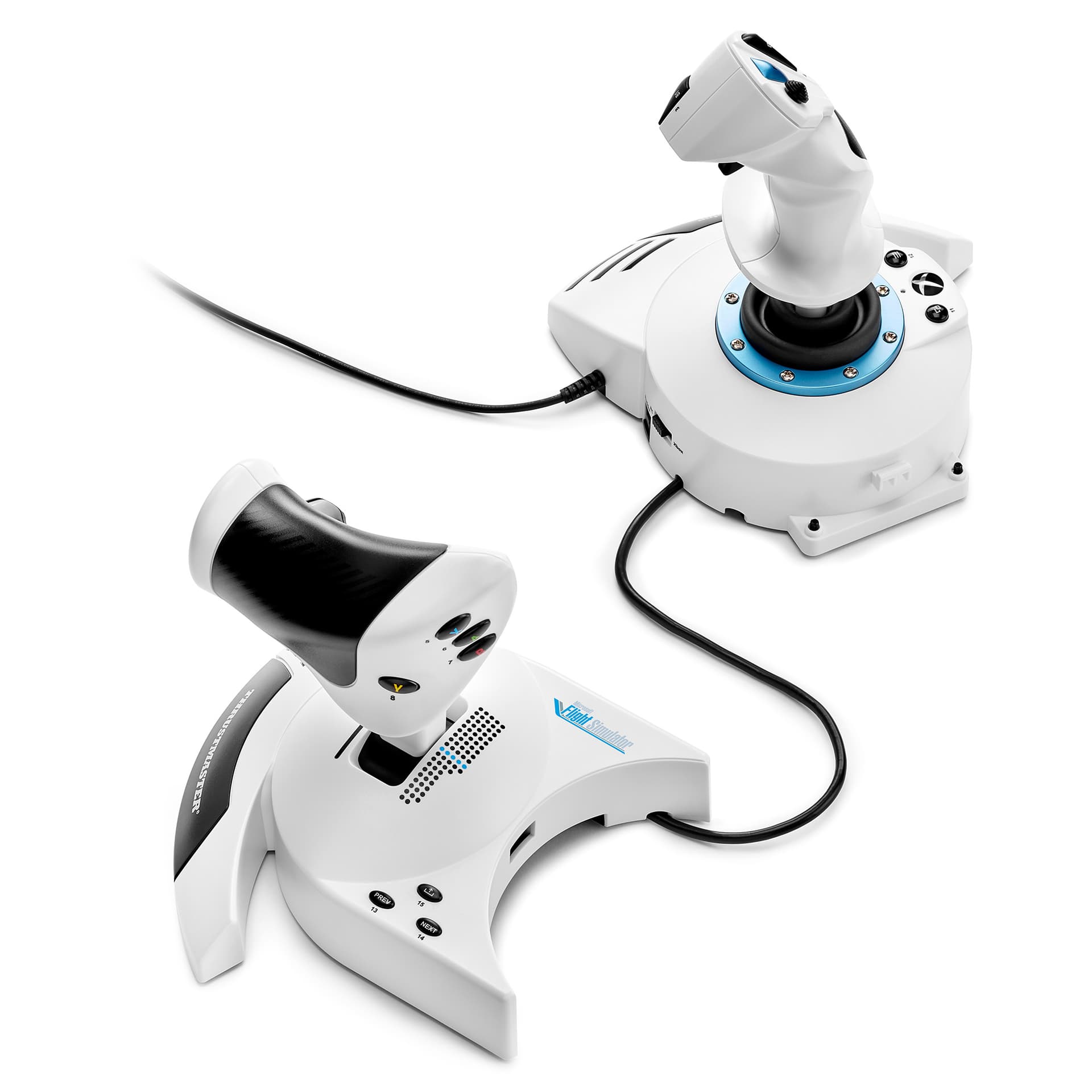Thrustmaster T.FLIGHT HOTAS ONE MSFS SPECIAL EDITION White "4460295" — miniatură