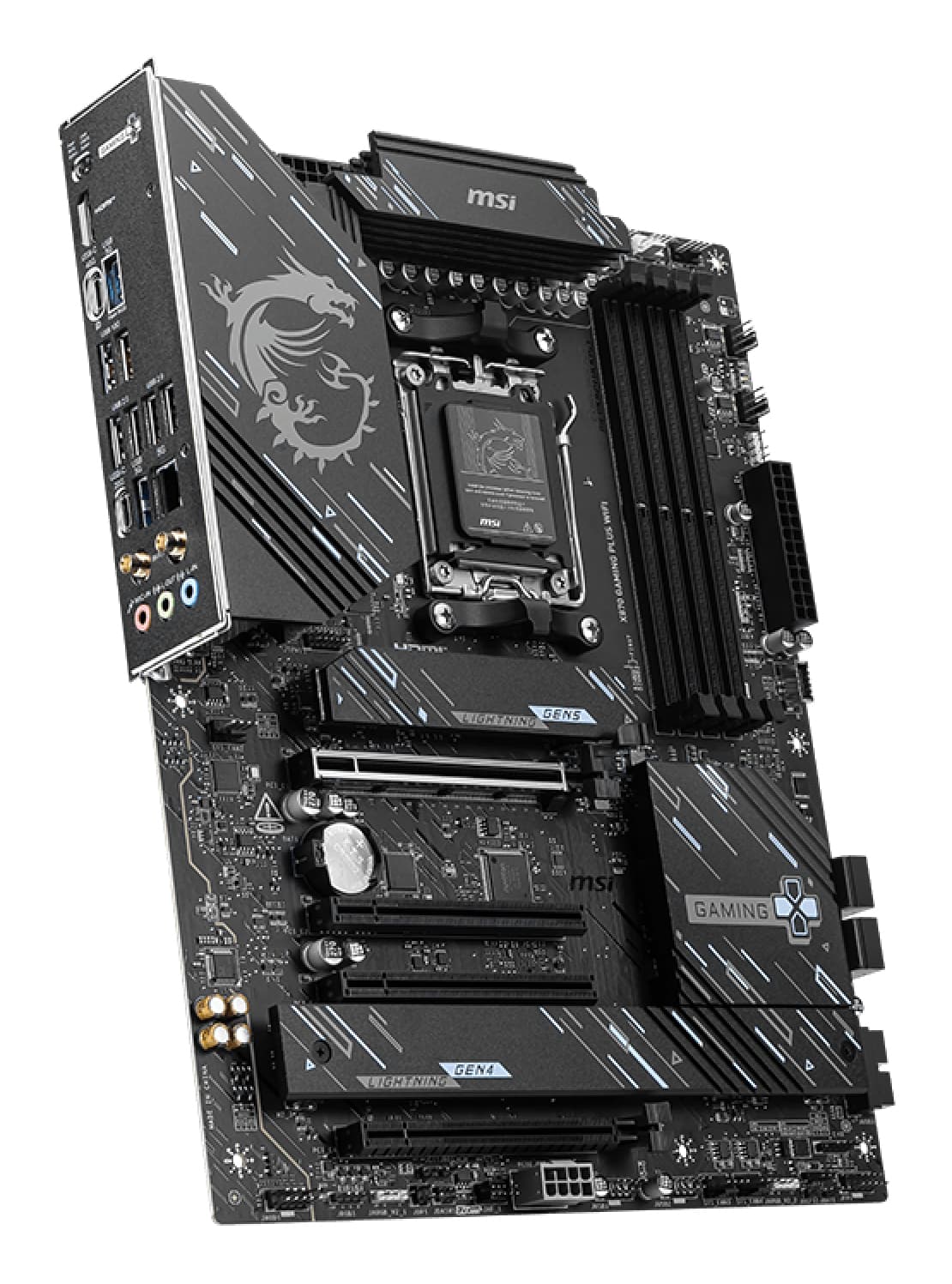 Placa de baza X870 GAMING PLUS WIFI 7E47-004R "7E47-004R" — miniatură