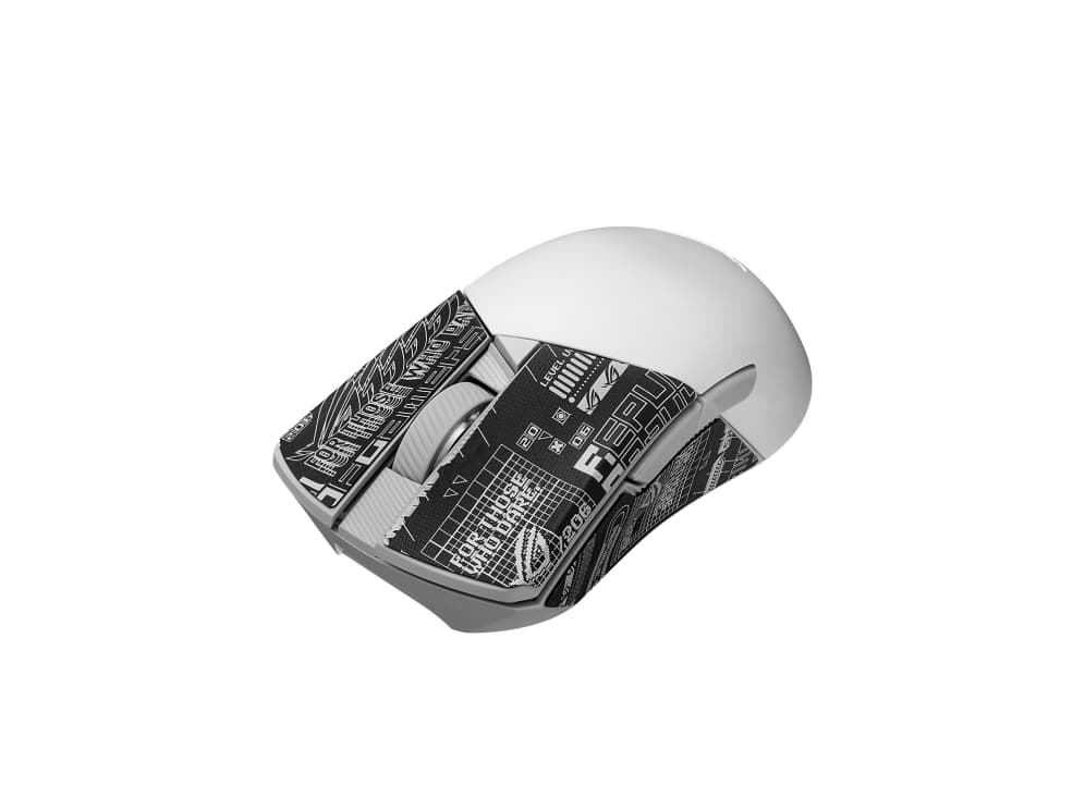 ROG Gladius III Wireless AimPoint Moonlight White "90MP02Y0-BMUA11" — miniatură