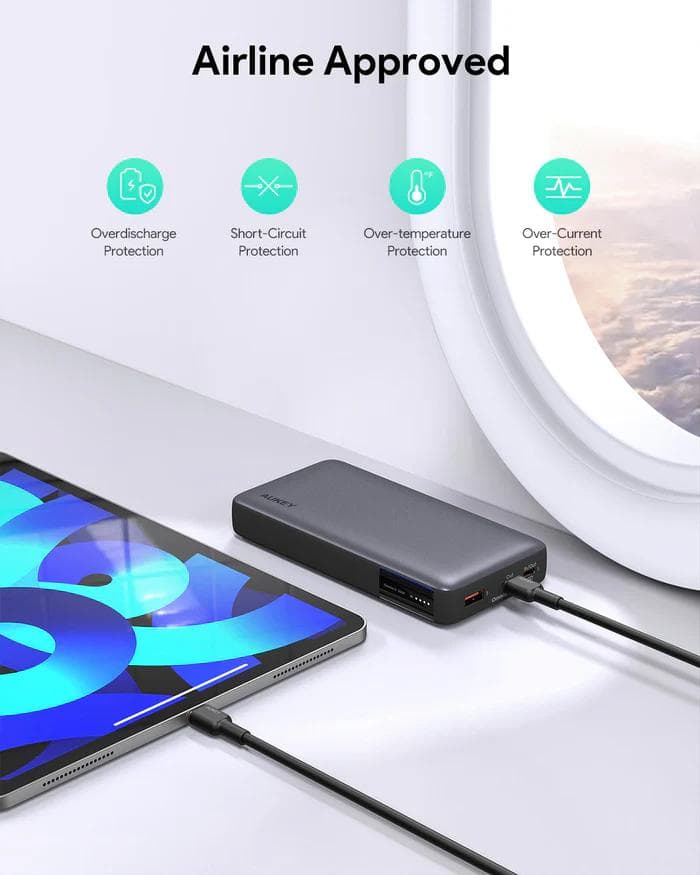 POWER BANK USB 20000MAH 30W/PB-Y42 AUKEY "PB-Y42" — miniatură